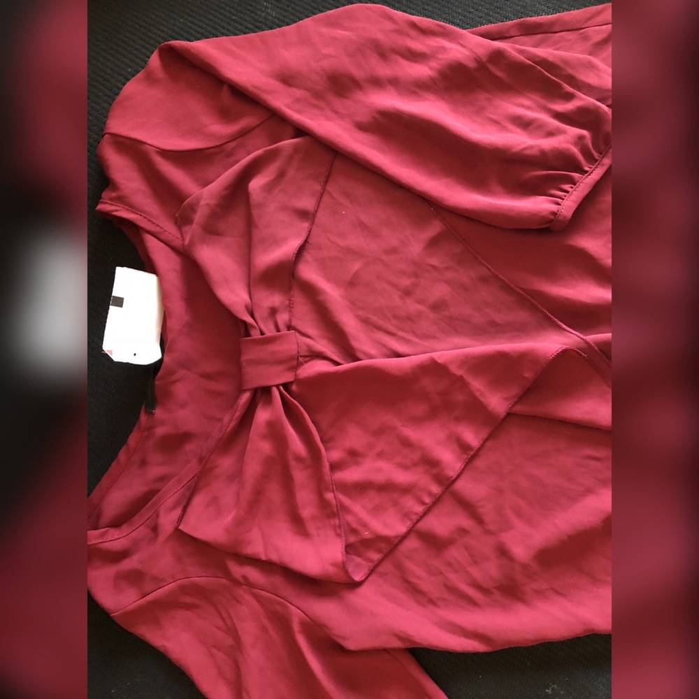 Red blouse